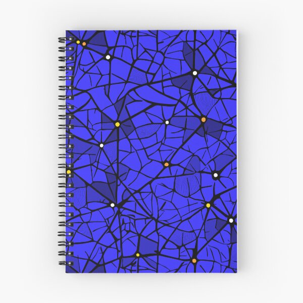 Item preview, Neural network in electric blue designed and sold by colorofmagic.