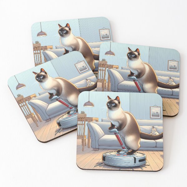 Item preview, Siamese Supervisor's Cleaning Adventure designed and sold by Felix Tanner.