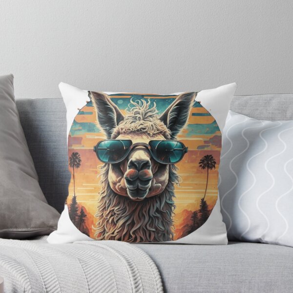 Item preview, Sunset Llama: Amazing T-Shirt Design designed and sold by Elpico11.