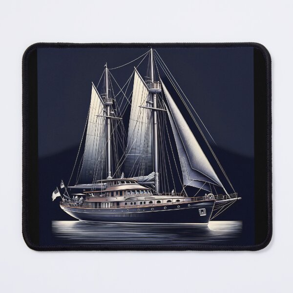 Item preview, Navy Yacht Timeless Romance Traditional Style designed and sold by ByDigitalDream.