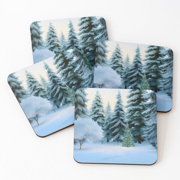 Item preview, Christmas Tree in the Woods designed and sold by FamiliarPufferfish.