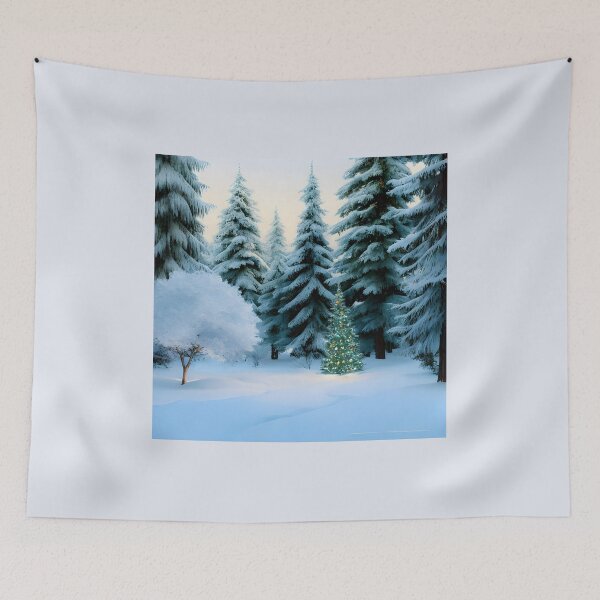 Item preview, Christmas Tree in the Woods designed and sold by FamiliarPufferfish.