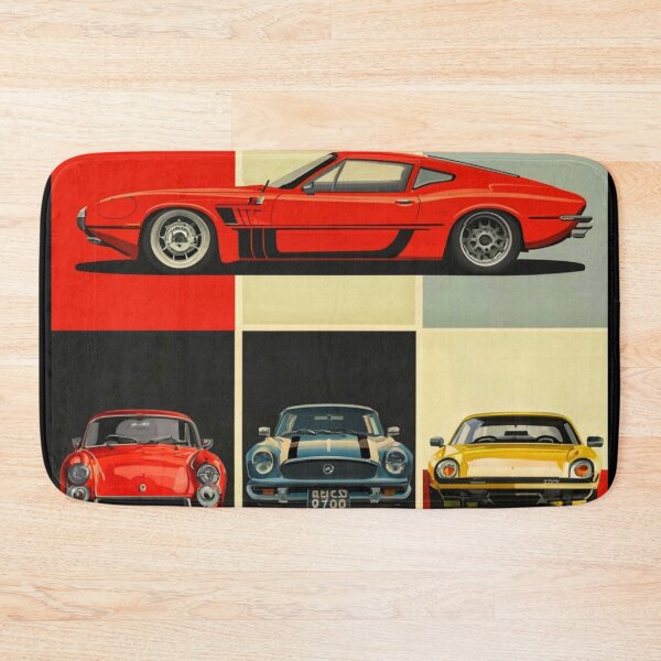 Item preview, triptych with cars designed and sold by KolorowySwiata.