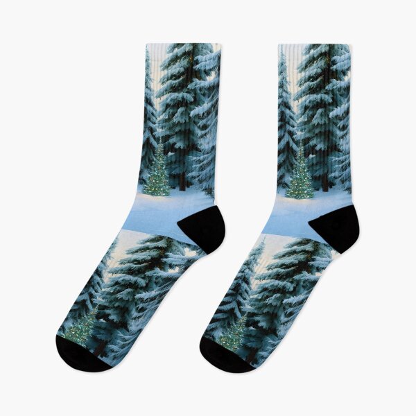 Item preview, Christmas Tree in the Woods designed and sold by FamiliarPufferfish.