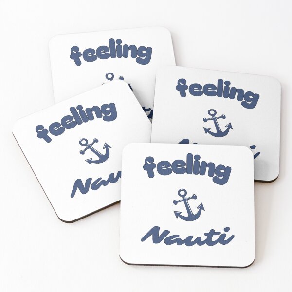 Item preview, Feeling Nauti. Funny Nautic Seafarer Slogan With Anchor designed and sold by Rebel-Design.