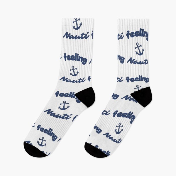 Item preview, Feeling Nauti. Funny Nautic Seafarer Slogan With Anchor designed and sold by Rebel-Design.