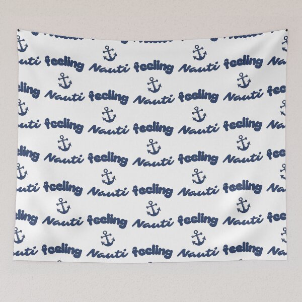 Item preview, Feeling Nauti. Funny Nautic Seafarer Slogan With Anchor designed and sold by Rebel-Design.