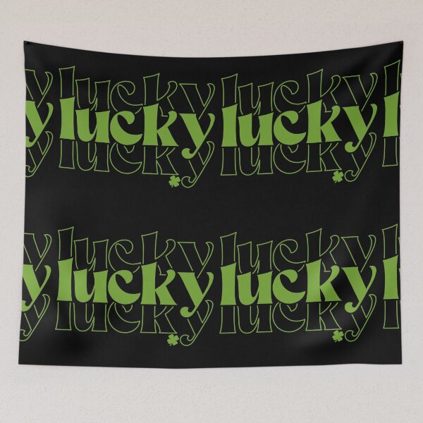 Aperçu de l'œuvre Lucky Lucky Lucky, Shamrock Lucky, Saint Patrick créée et vendue par BotunPeony.