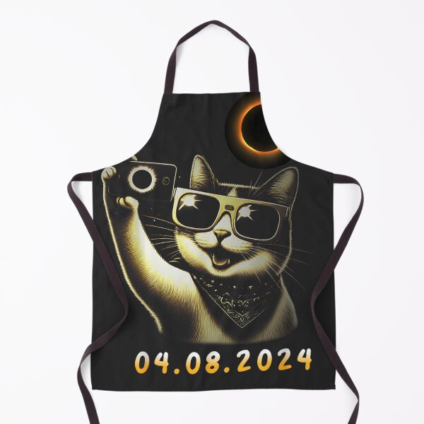 Item preview, Funny Cat Taking A Selfie With Solar Eclipse April 08 2024 designed and sold by CountryVanilla.