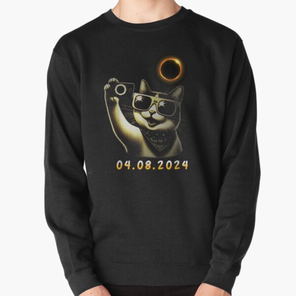 Item preview, Funny Cat Taking A Selfie With Solar Eclipse April 08 2024 designed and sold by CountryVanilla.