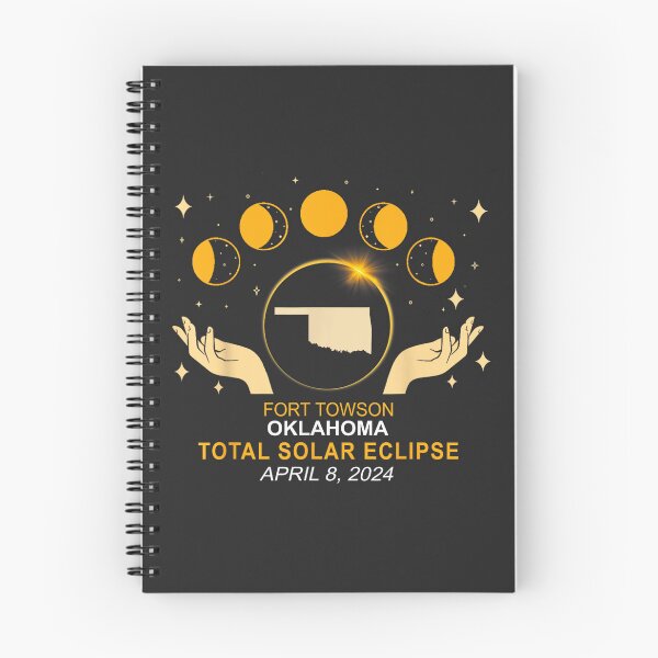 Item preview, Fort Towson Oklahoma Total Solar Eclipse 2024 designed and sold by CountryVanilla.