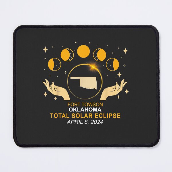 Item preview, Fort Towson Oklahoma Total Solar Eclipse 2024 designed and sold by CountryVanilla.
