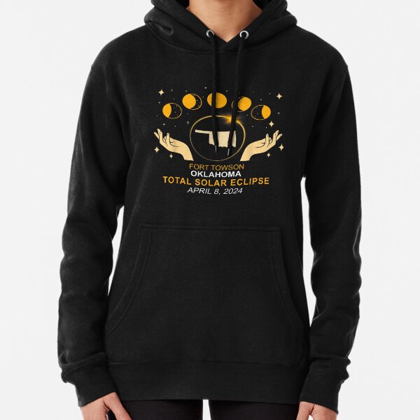 Item preview, Fort Towson Oklahoma Total Solar Eclipse 2024 designed and sold by CountryVanilla.