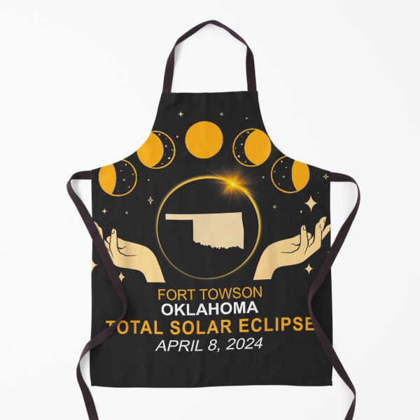 Item preview, Fort Towson Oklahoma Total Solar Eclipse 2024 designed and sold by CountryVanilla.