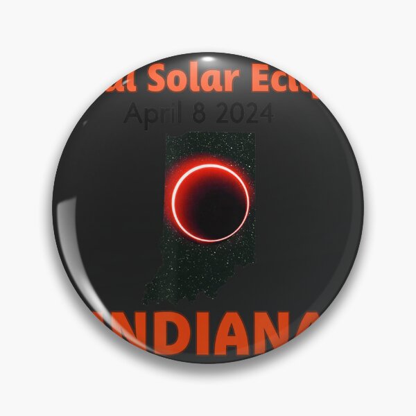 Item preview, Indiana Total Solar Eclipse April 08 2024 designed and sold by CountryVanilla.