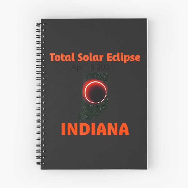 Item preview, Indiana Total Solar Eclipse April 08 2024 designed and sold by CountryVanilla.