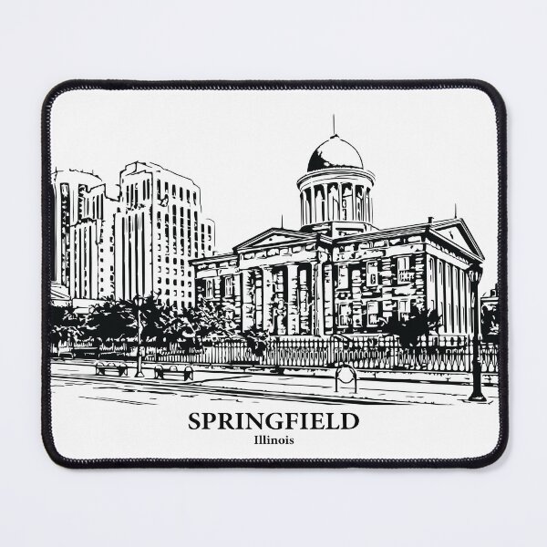 Item preview, Springfield - Illinois designed and sold by Lakeric Cityscapes.