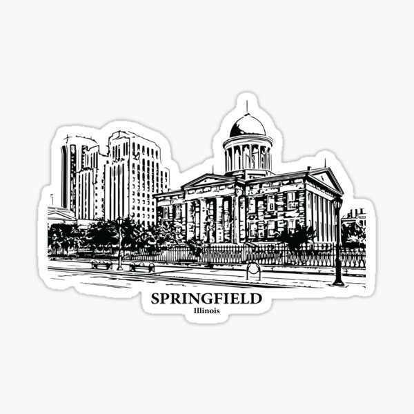 Aperçu de l'œuvre Springfield-Illinois créée et vendue par Lakeric.