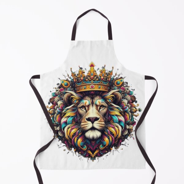 Item preview, Majestic Lion with a crown overhead. designed and sold by GALACTICArtsUSA.