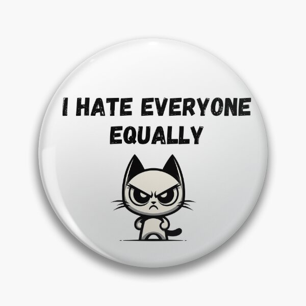 Item preview, I Hate Everyone Equally Funny Gifts for Introverts  designed and sold by Klaudia Kruk.
