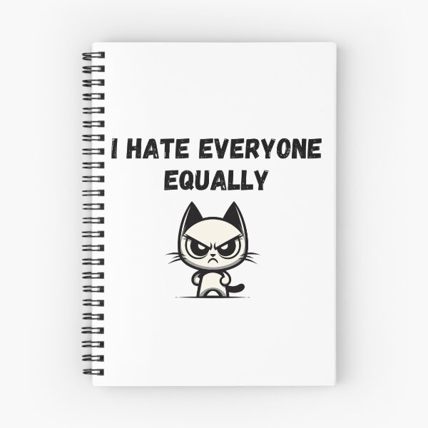 Item preview, I Hate Everyone Equally Funny Gifts for Introverts designed and sold by Klaudia Kruk.
