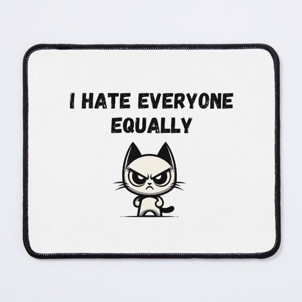 Item preview, I Hate Everyone Equally Funny Gifts for Introverts designed and sold by Klaudia Kruk.