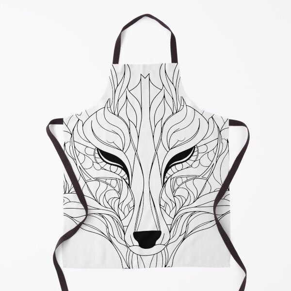 Item preview, Abstract Fox Essence: Intricate Line Art Interpretation designed and sold by Amanda-S-Olsen.