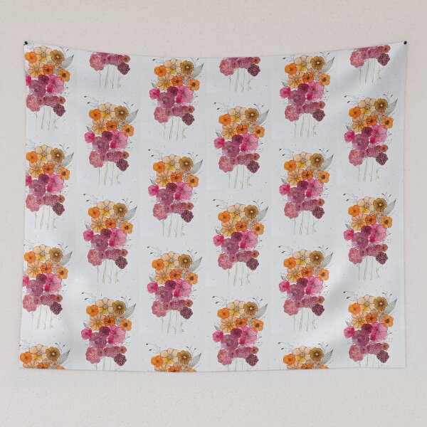 Item preview, Bright Floral Bouquet designed and sold by Dusty-Penny.