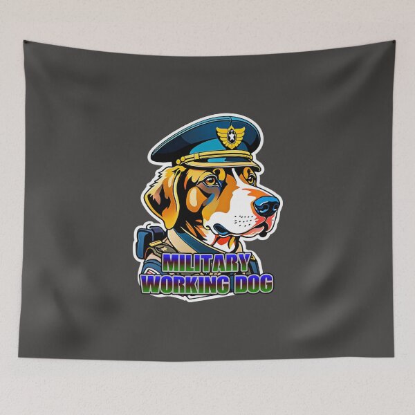 Item preview, USA Military Working Dog K9 Unit designed and sold by TheArtOfPat.