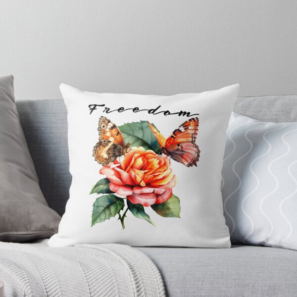 Item preview, Floral Symphony of Freedom: A Kaleidoscope of Color and Butterflies designed and sold by Graphroad.