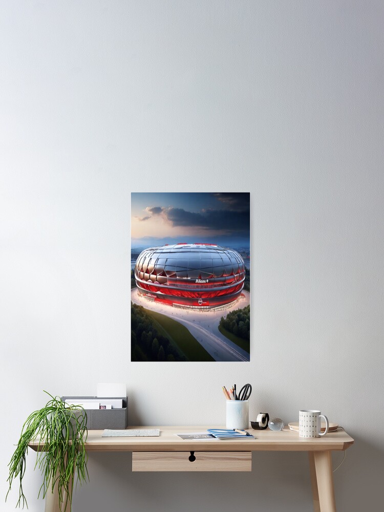 Poster Allianz Arena – Stade du Bayern Munich – Poster du stade – 50 x