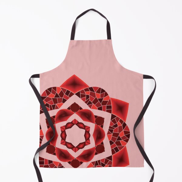 Item preview, Layered Red Geometric Star Flower designed and sold by DHTDesigns.
