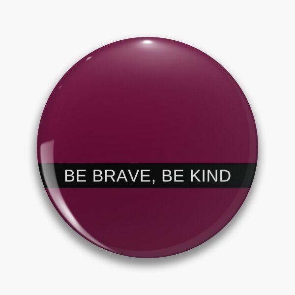 Item preview, Be brave be kind - simple text, minimalism designed and sold by coolvibes-shop.
