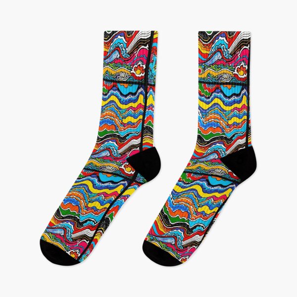 Item preview, Color wave drawing designed and sold by UZRWRLD .