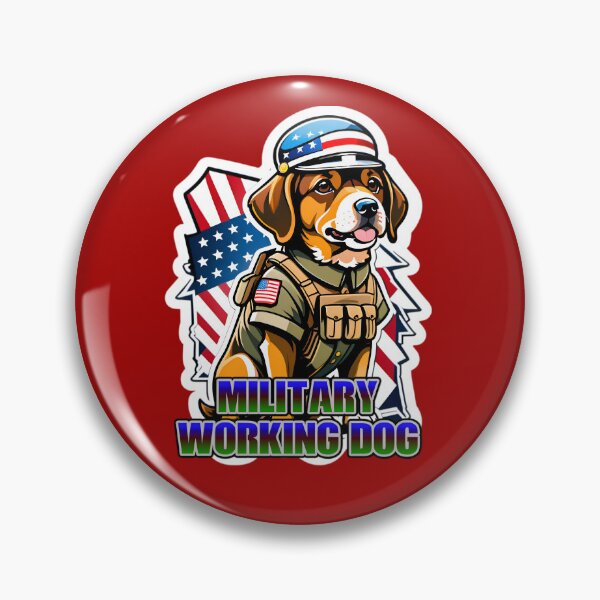 Item preview, USA Military Working Dog K9 Unit designed and sold by TheArtOfPat.