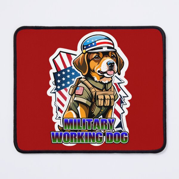 Item preview, USA Military Working Dog K9 Unit designed and sold by TheArtOfPat.