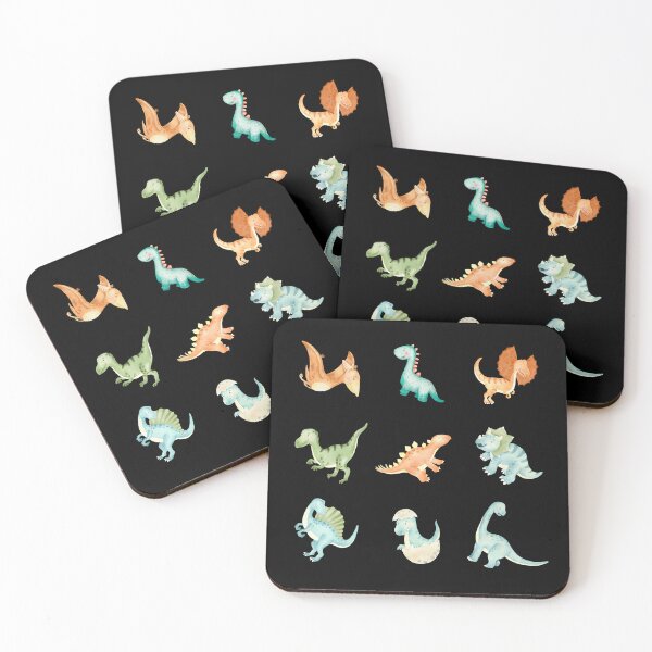 Item preview, Colorful Cute Dino Set - Dinosaur Lovers Gift designed and sold by patternjp.