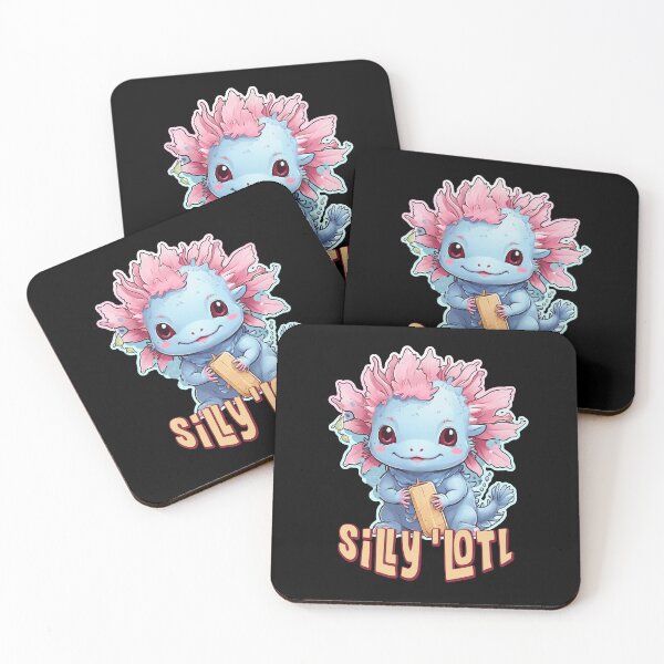 Item preview, Silly a lotl. Blue, funny axolotl illustration.  designed and sold by Grygiel23.