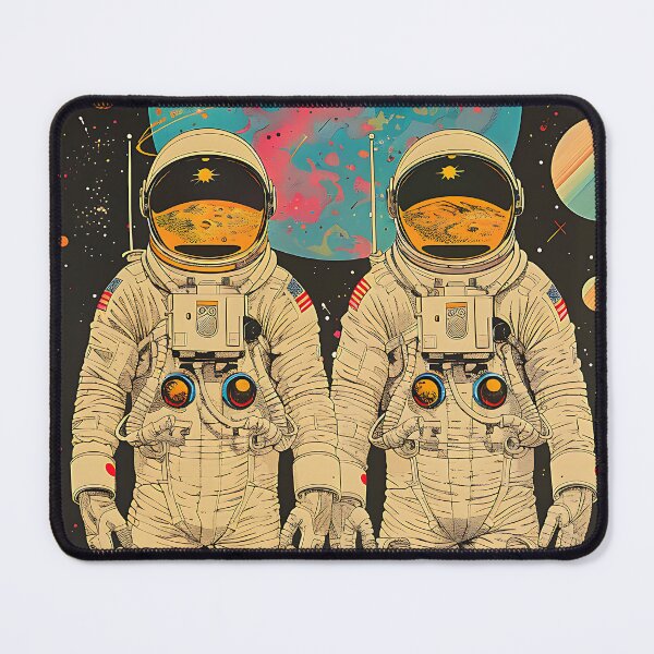 Item preview, Retro Astronauts in Space designed and sold by FrostyFrisby.