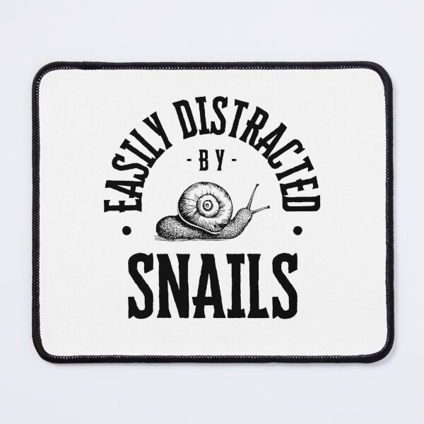 Item preview, Easily Distracted by Snails designed and sold by WaviStudio.