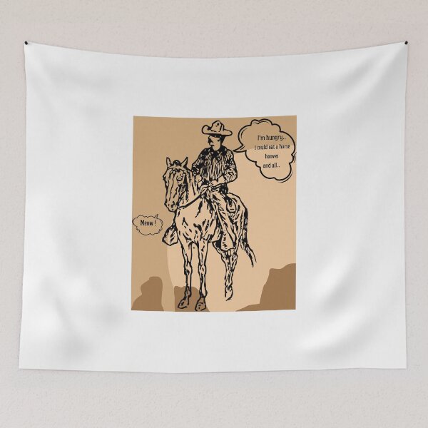 Item preview, hungry rider in the wild west designed and sold by Periush.