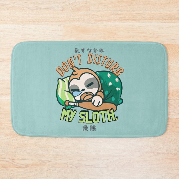 Item preview, Don't disturb, sloth sleeping, Kawaii Sloth, sleeping well, designed and sold by antcpjr682.