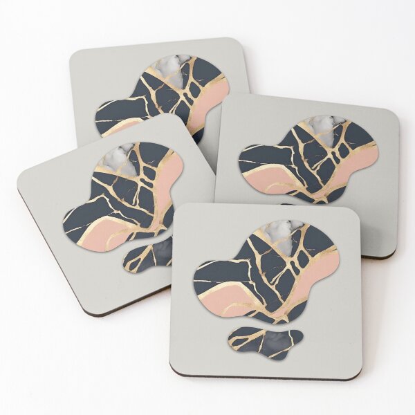 Item preview, RETRO COLORS &  GOLD MARBLE DESIGN designed and sold by asudesign.