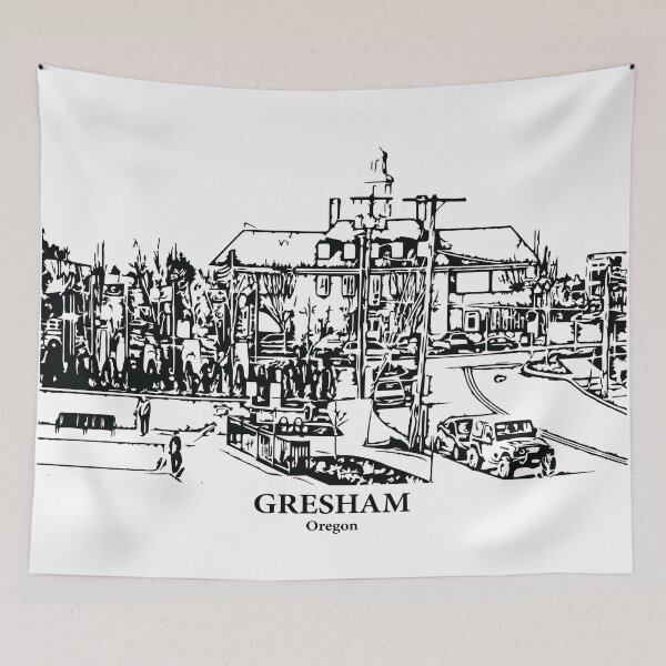 Item preview, Gresham - Oregon designed and sold by Lakeric Cityscapes.