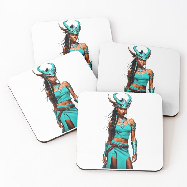 Item preview, Turquoise Rebel, Warrior Wood Dragon Queen  designed and sold by filusattila.