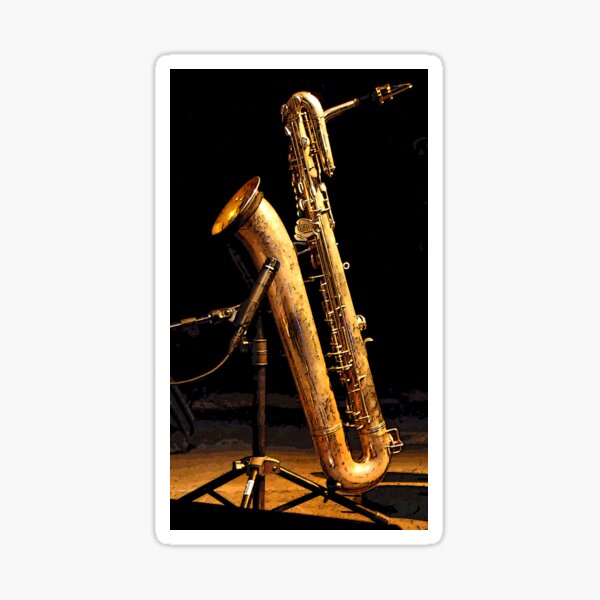 Baritone sax Sticker