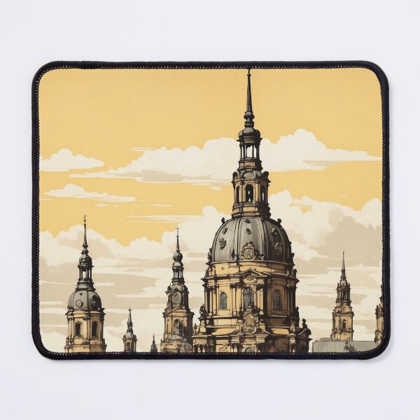 Item preview, Dresden Germany Starry Vintage Travel Poster Art designed and sold by TravelersGems.