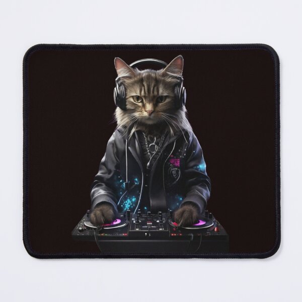 Item preview, Unique DJ Animal Designs - Gamer Cat designed and sold by vuslatmedia.