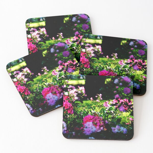 Item preview, Pink Roses on the Green Meadow Grassland designed and sold by pyzap.