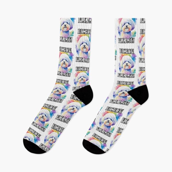 Item preview, Vibrant Bichon: BICHON PLEASE! designed and sold by MillennialVibe.